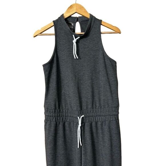 Gymshark Solace Jersey Jumpsuit Women's Medium Romper Charcoal Gray Marble - Picture 8 of 11